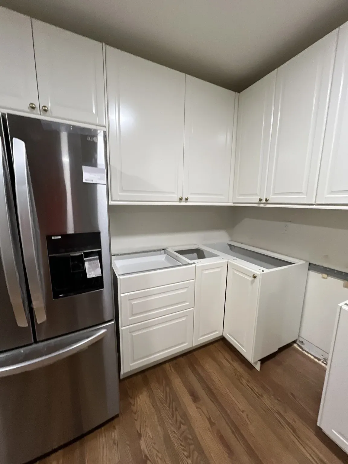 White Kitchen with Stainless Range