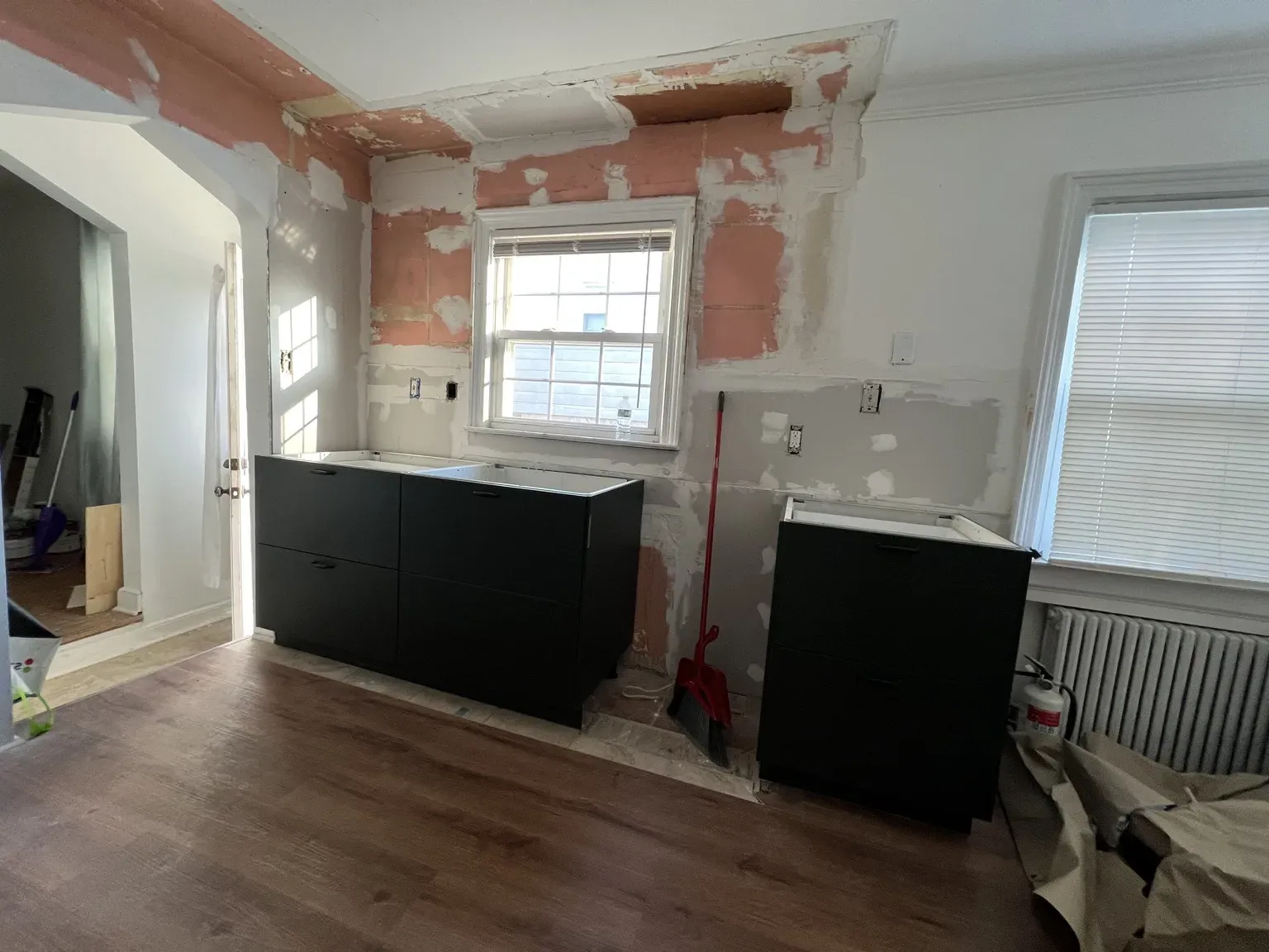 Dark Upper Cabinet Renovation